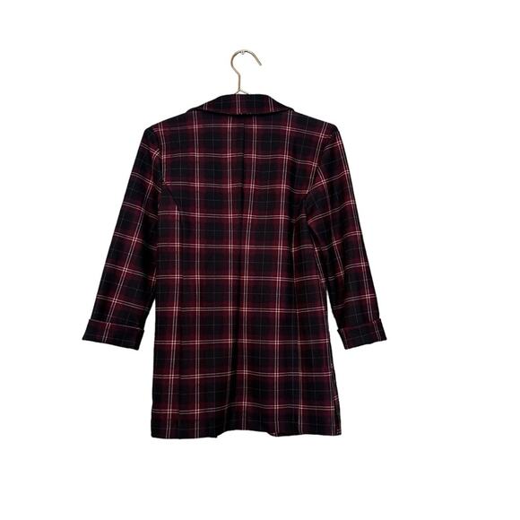 Maurices open front Plaid Blazer Size small - Picture 5 of 7